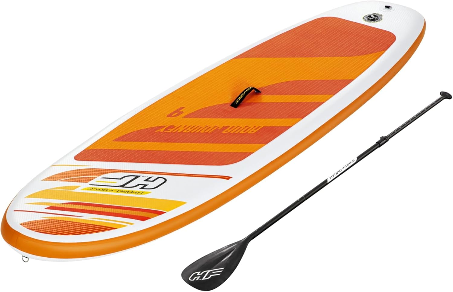 Bestway Hydro-Force SUP, Aqua Journey Set Stand up Paddle Board with Hand Pump and Travel Bag, 9 Ft image number 5