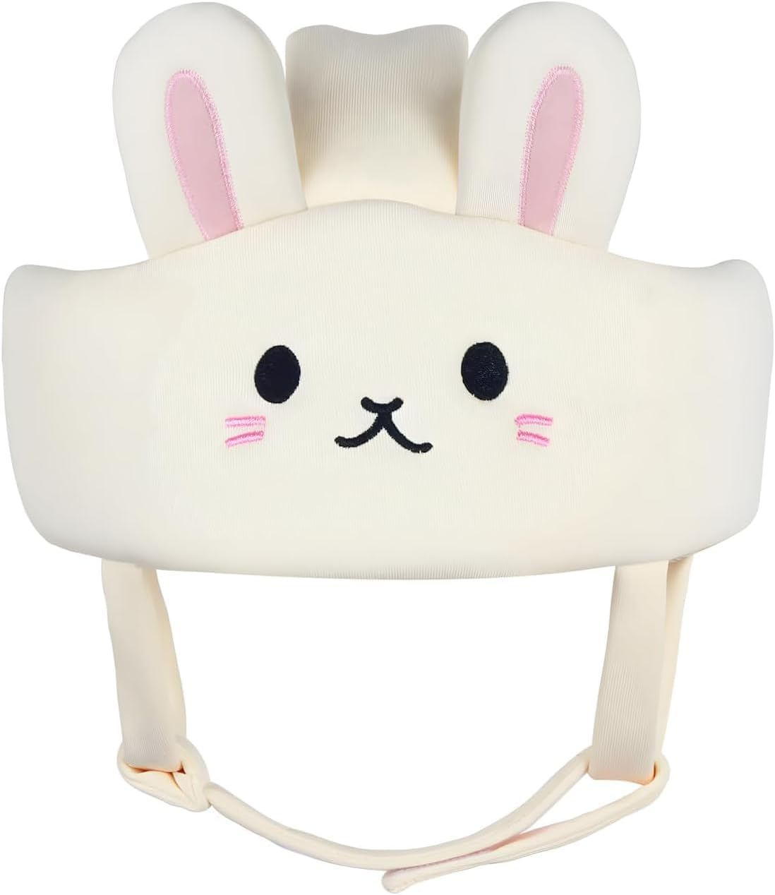 Adjustable Baby Head Protection Hat,Breathable Mesh Design | Cute Bunny Pattern | Lightweight & Safe for 6-24 Months image number 3