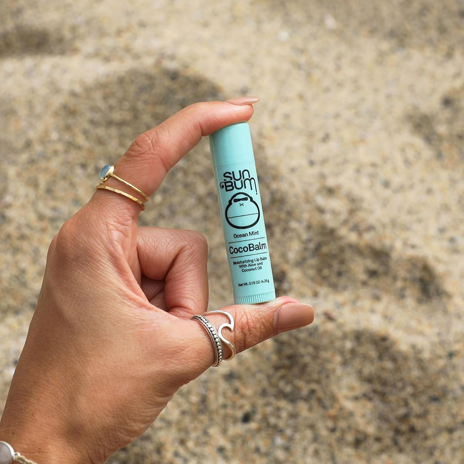 Sun Bum Cocobalm Lip Balm - Ocean Mint - Moisturizing with Aloe & Coconut Oil - Vegan & Cruelty Free - 4.25G image number 4