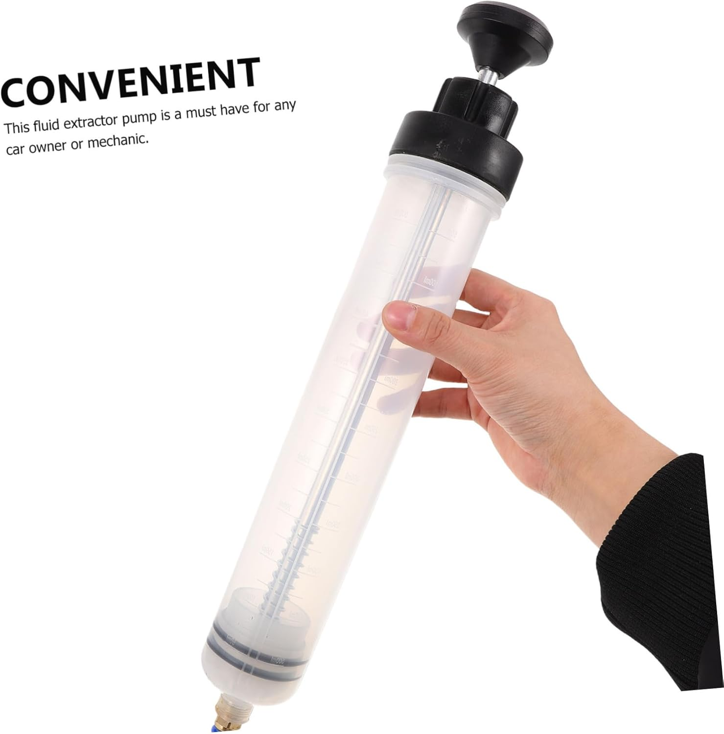 COMPUKAS Oil Automotive Fluid Extractor and Fill Pump Manual Brake Fluid Extractor Hose Oil Change Tools Transfer Pump Car Maintenance Kit image number 3