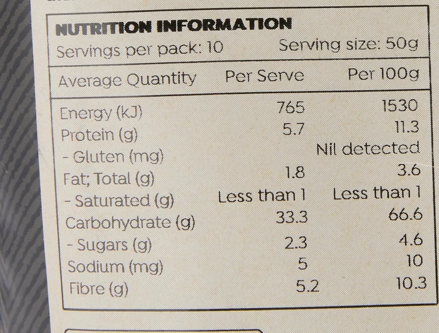 Honest to Goodness, Australian Teff Flour, 500Grams - a Nutritious and Sustainable Gluten-Free Flour. Made from Ivory Teff Grain. Australian Grown 100%. image number 3