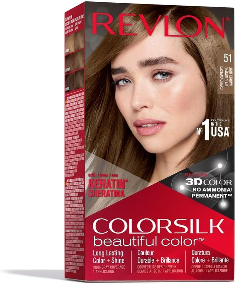 Revlon Colorsilk Haircolor Single Medium Auburn - 33 Dark Soft Brown image number 5