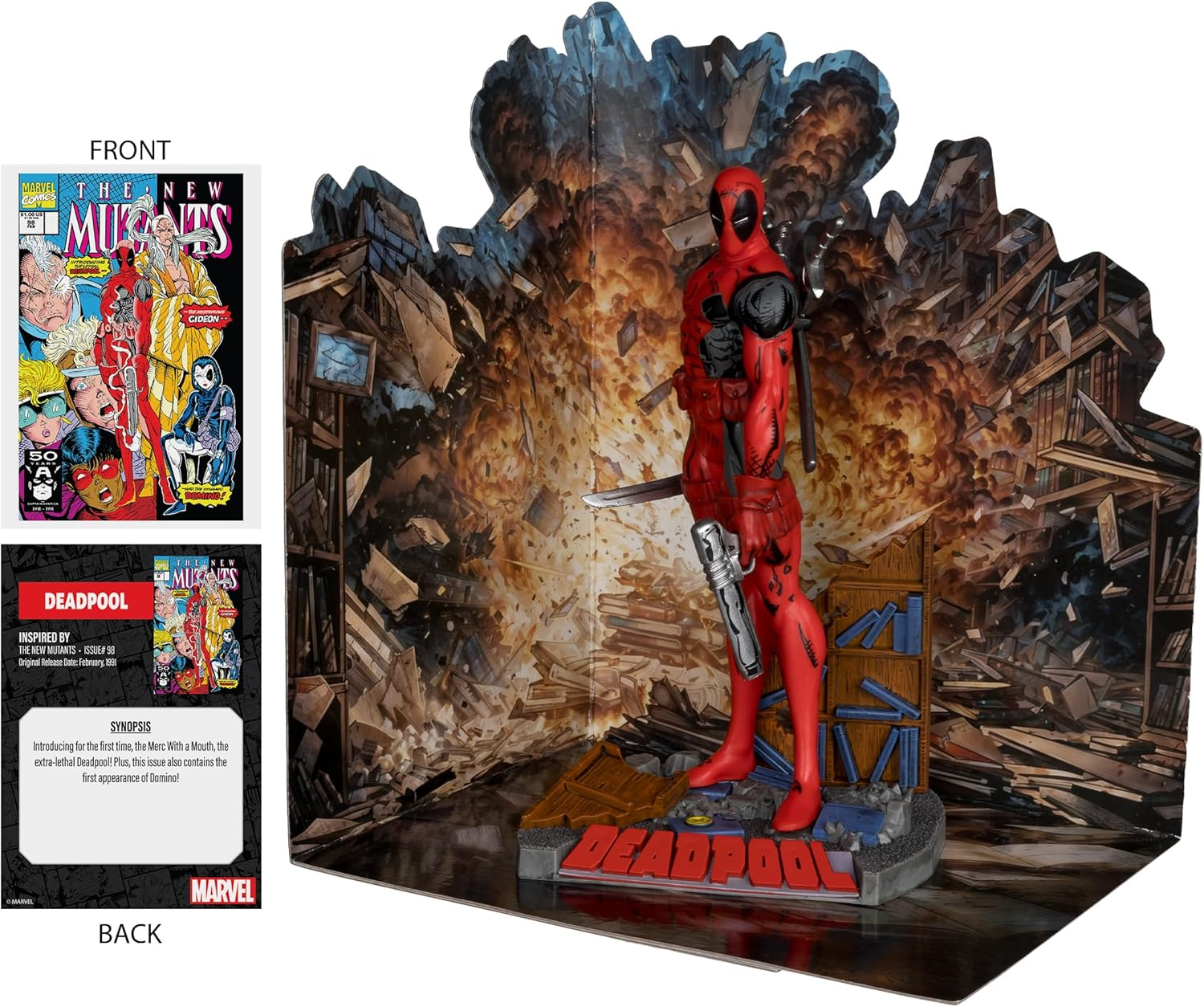 New Brand Collection 1:10TH WV1 - Figure 2 (Deadpool (The New Mutants #98) by Rob Leighfield) image number 6