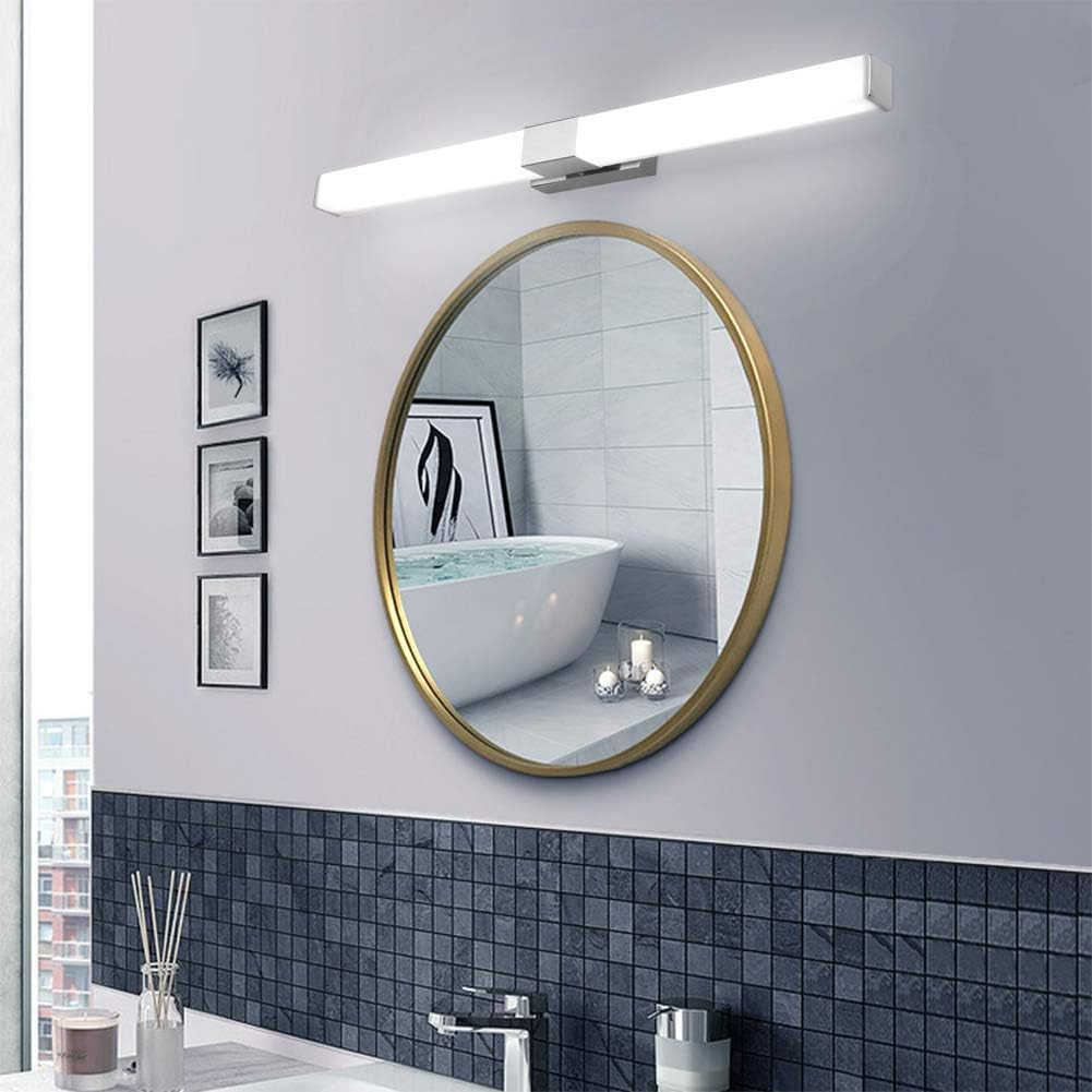 Klighten LED Mirror Light Bathroom 80 Cm, 16 W Mirror Lamp IP44 Wall Light Bathroom Bathroom Lamp for Mirror Bathroom Mirror Lamp, 1360 Lumen, Cool White 5500 K image number 5