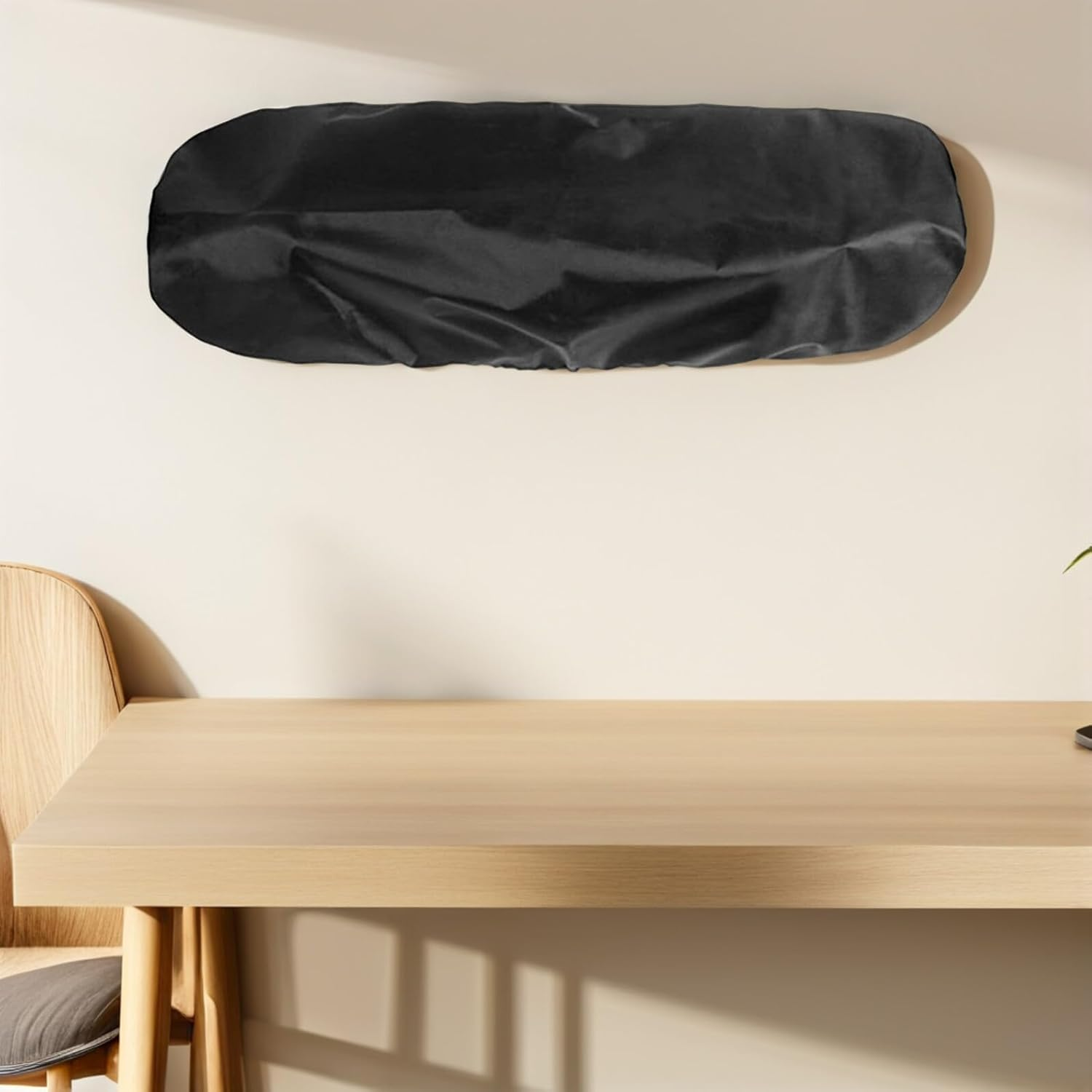 Oxford Garden Heater Cover Dustproof Protector for Wall-Mounted Patio Heaters Dust Cover with Elastic Hem Black image number 2