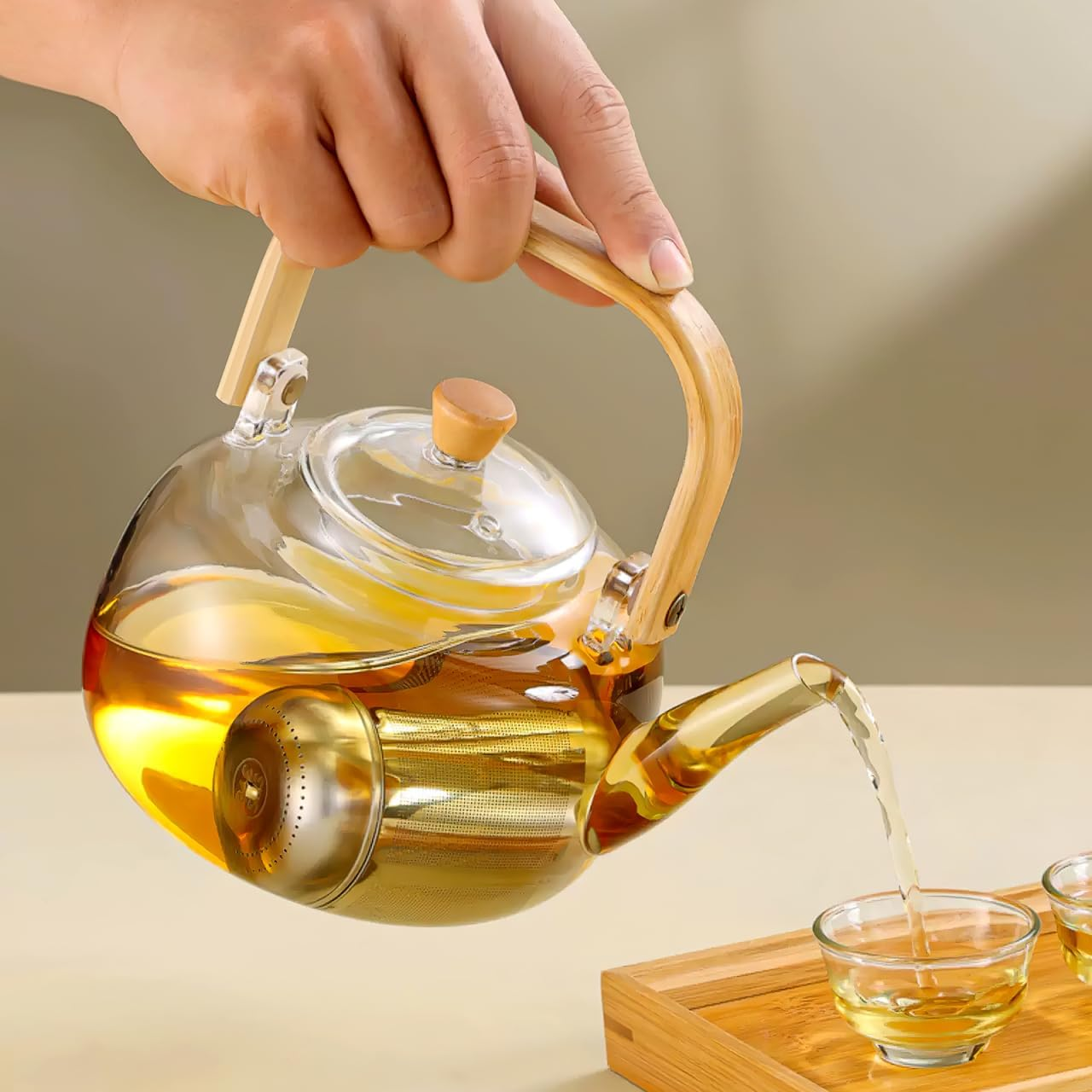 BESTOYARD Stainless Steel Seasoning 9.5Cm Ball Mesh Tea Filter, Spice Strainer for Cooking, Herb Infuser for Stews and Soups, Silver image number 5