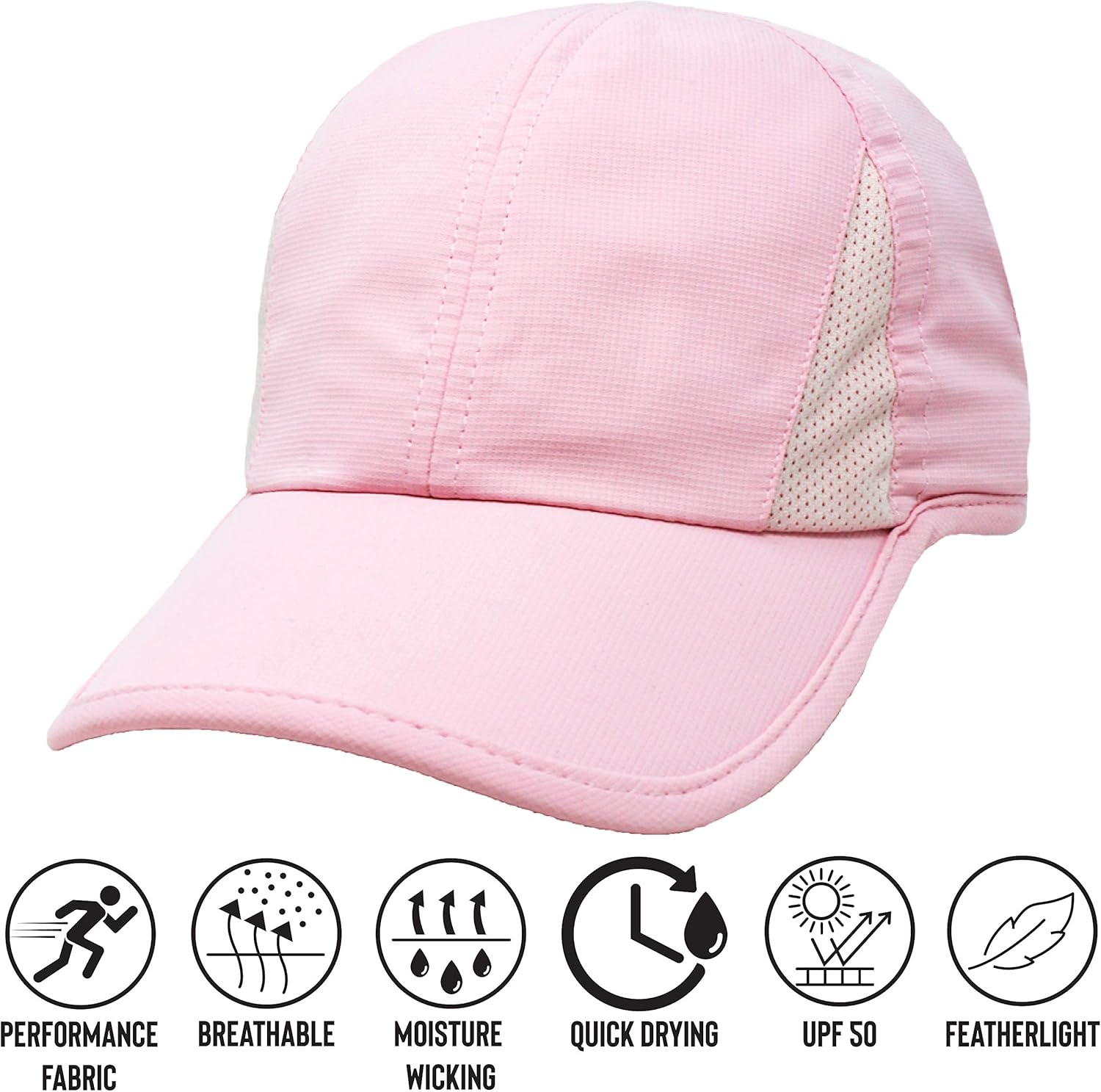 Ponyflo Active Ponytail Hat - Ponytail Caps for Women, Running Hat for Women, Curly Hair Ponytail Hat, Gym Ponytail Hats image number 5