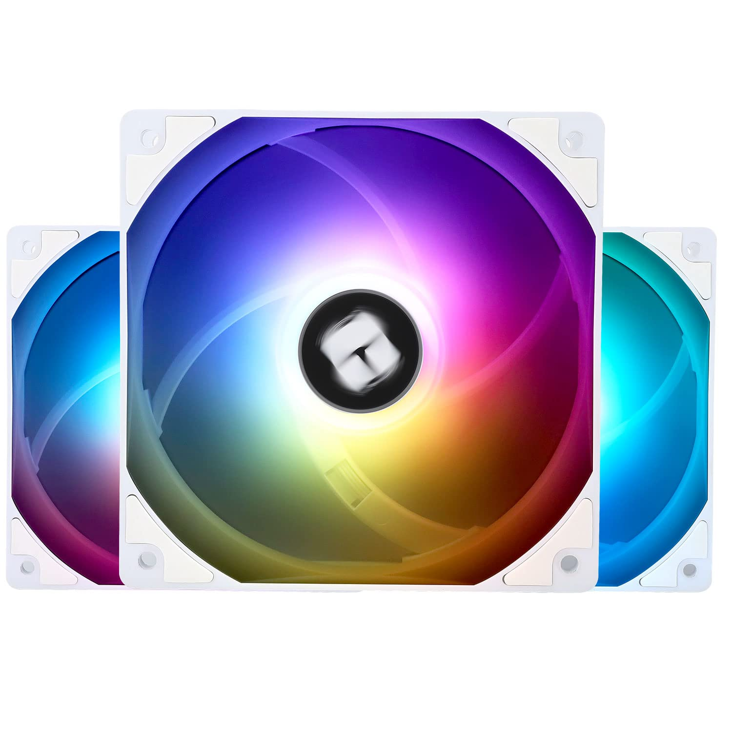 Thermalright TL-C12C X3 CPU Fan 120Mm Case Cooler Fan, 4Pin PWM Silent Computer Fan with S-FDB Bearing Included, up to 1550RPM Cooling Fan（3 Quantities）