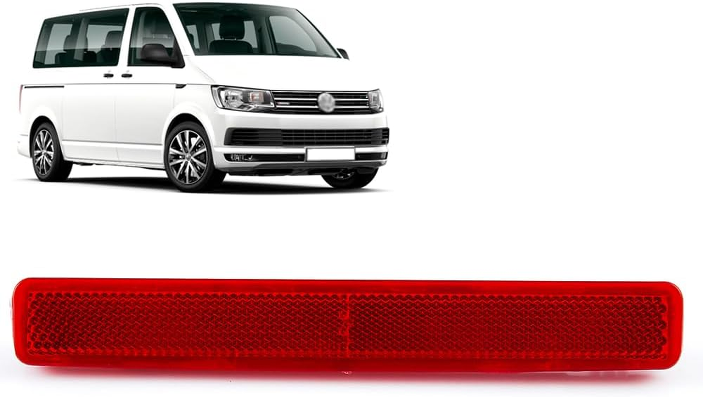 ROBUST Rear Bumper Tailgate Red Reflector Lens No Light Right Driver Side for VW Transporter T5 Multivan V Van 7E0945106 2003-2015 image number 5