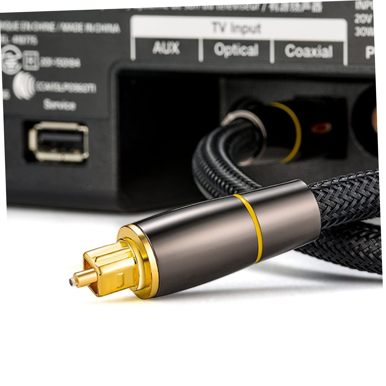 ARTIBETTER Optical Fiber Audio Cable for Car Audio Male to Male Connection for Home Theater Systems image number 3