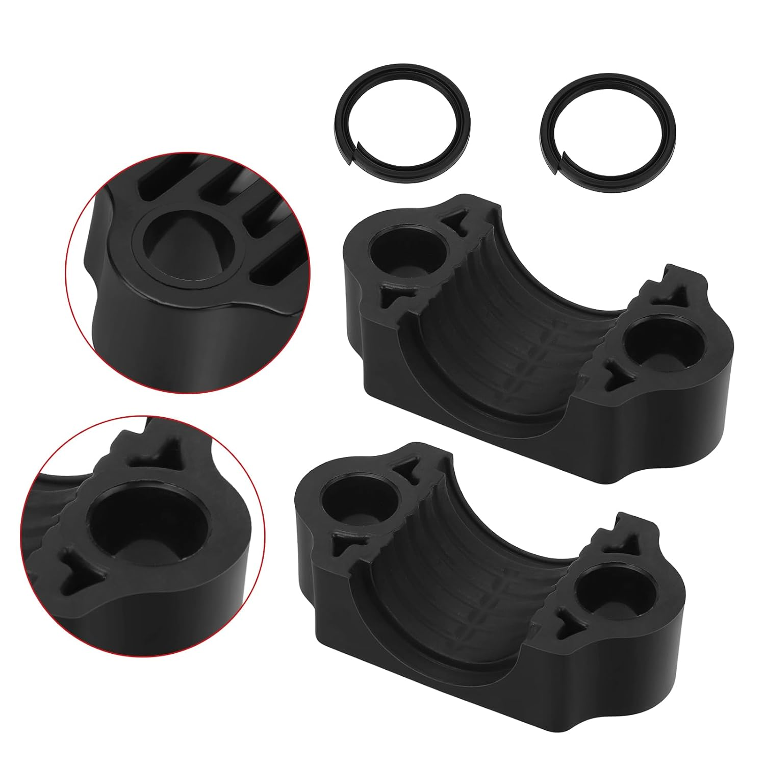 JAVIK Steering Stem Bushing Seal Rebuild Kit Fit for Yamaha YFZ450 Big Bear 400 YFM400 Wolverine 450 Grizzly 550 350 450 700 Raptor 700, OEM# 93112-31800-00 image number 4