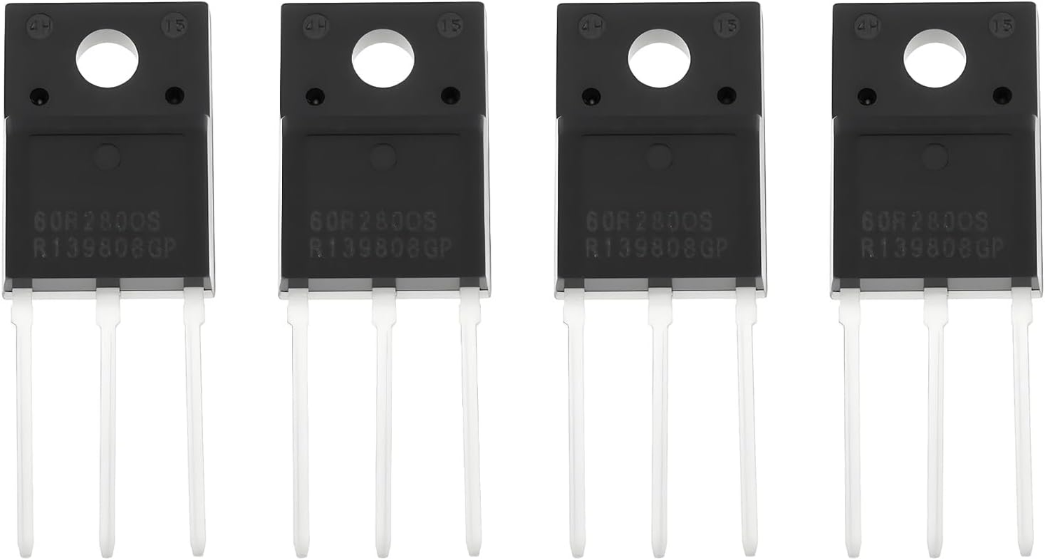 Ecsing 4X MMF60R280QS Large Volume Liquid Crystal Ion Field Effect Tube TO-220 Suitable for Electronic Components image number 3