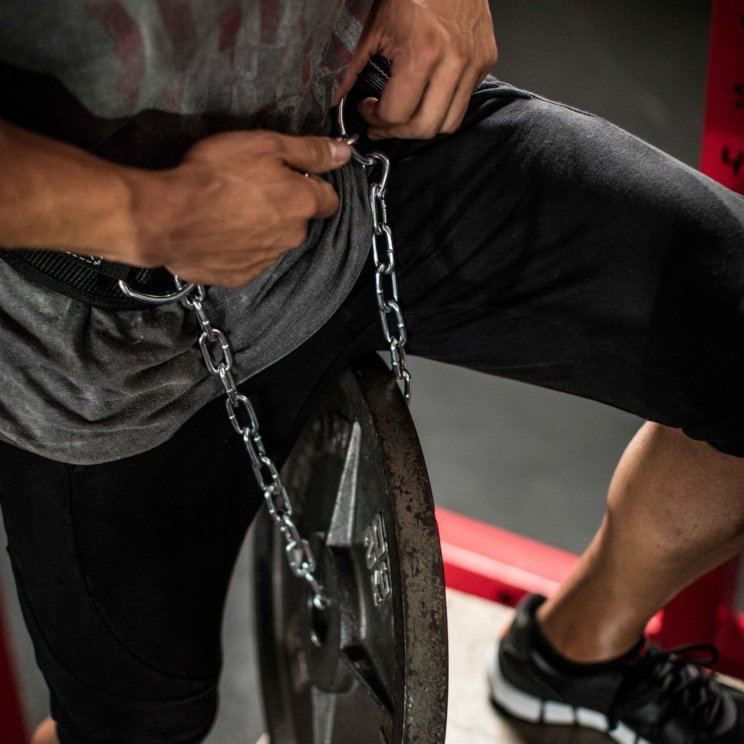 Harbinger LEATHER DIP BELT NO SIZE