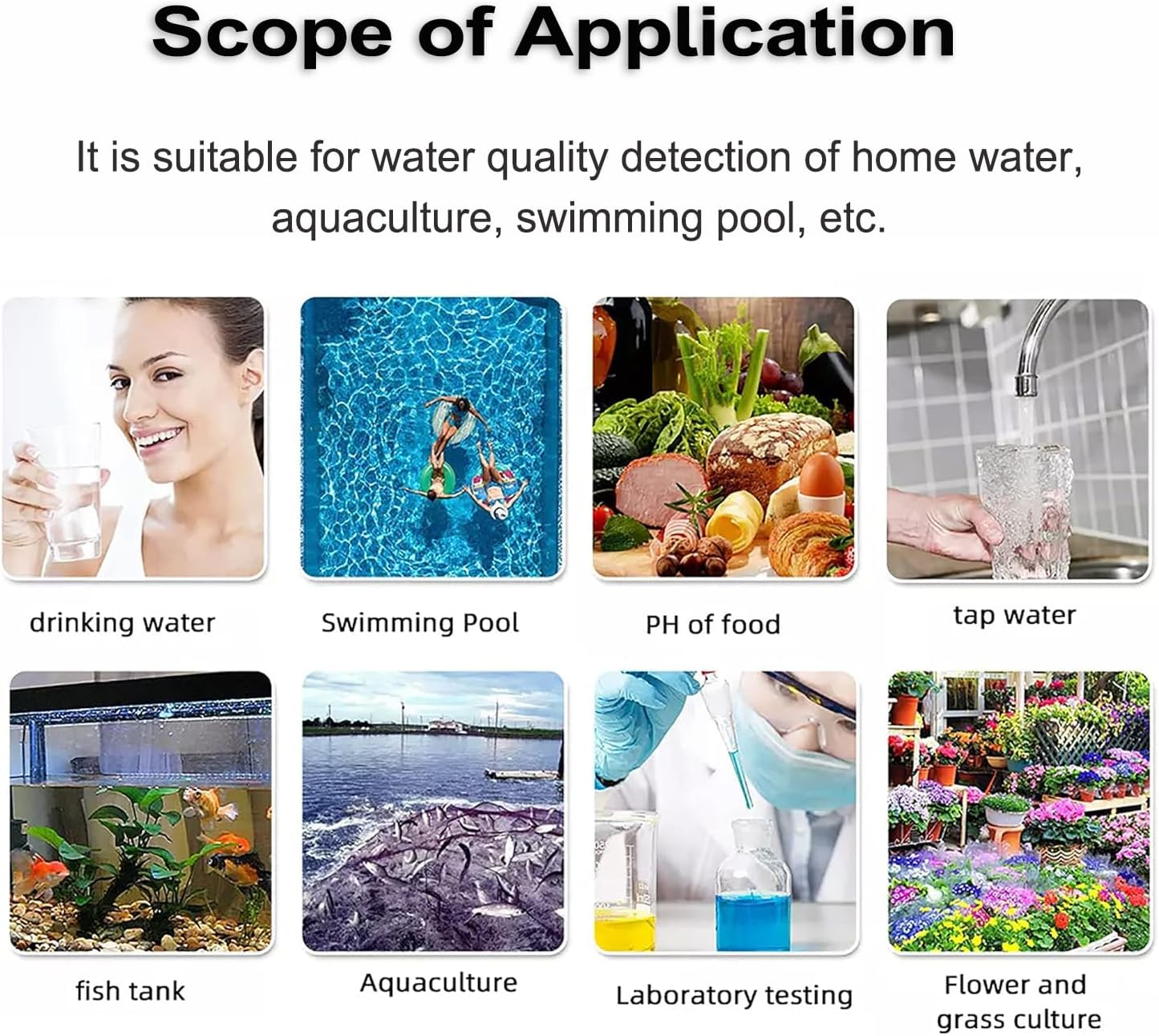 PH Meter, 4 in 1 PH EC TDS Temp Meter for Water Hydroponics, 0.01 High-Accuracy Waterproof Digital Water PH Tester with ATC, Backlight for Household Drinking, Pool, Aquarium, Nutrients Growing, Lab image number 6