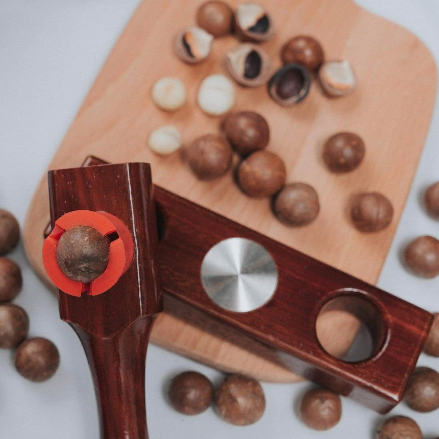 Nut Cracker - Eat Fresh Cracked Macadamia Nuts with Your New Maccawakka Nut Cracking Tool image number 1