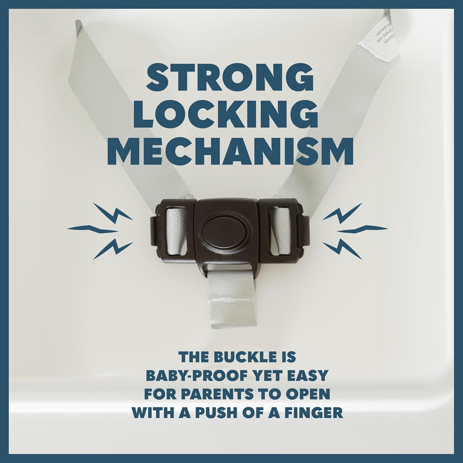 Generic Baby High Chair Straps Replacement for Antilop High Chair, Heavy Duty 3 Point Harness Seat Belt, Adjustable Kids Chair Safety Belt, Soft, Comfortable on Baby'S Skin image number 5