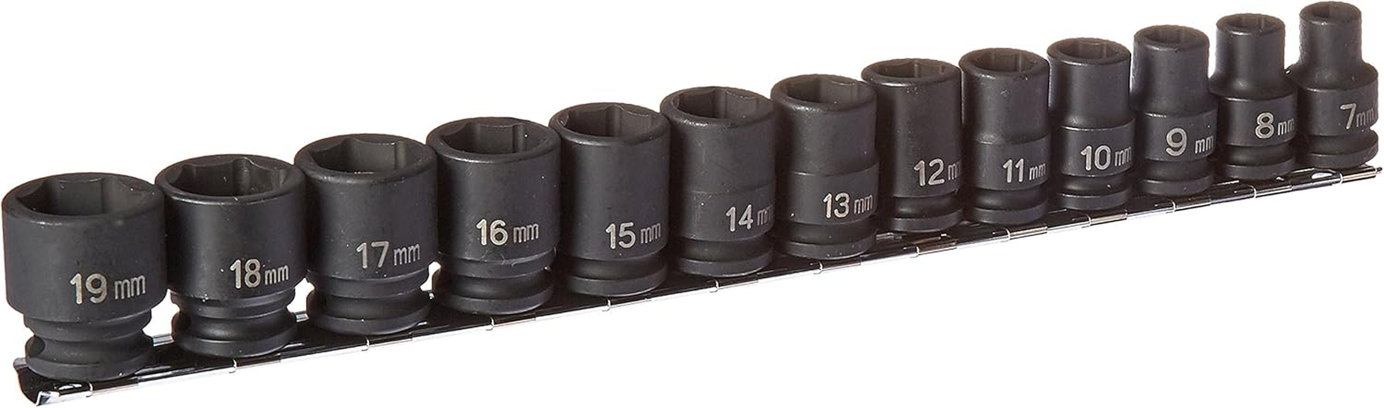 Grey Pneumatic (1213M) 3/8" Drive 13-Piece Standard Metric Socket Set image number 4