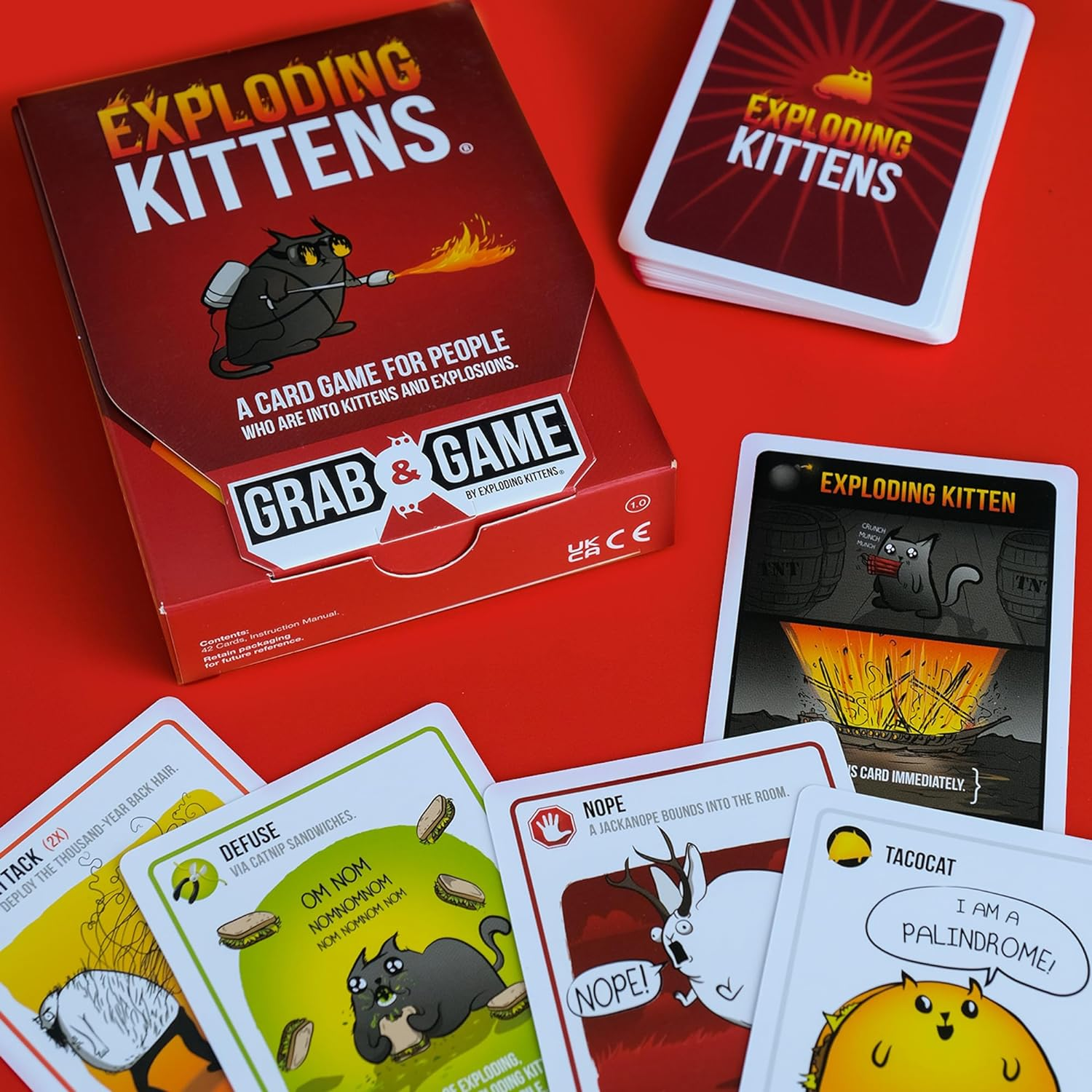 Grab & Game - Exploding Kittens | Travel Sized image number 6
