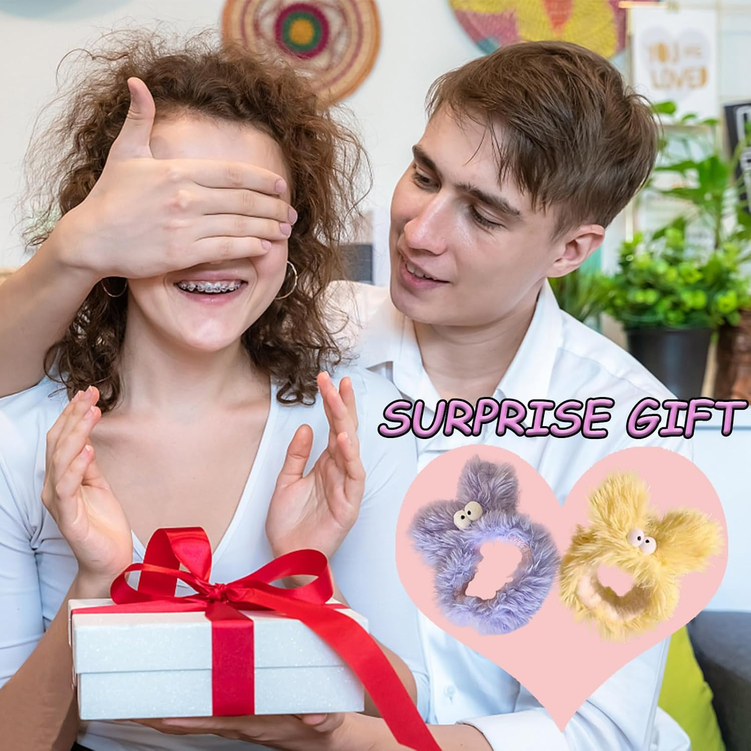 KASESSS 2-Piece Skincare & Spa Headband - Fleece Elastic Headbands for Women, Girls - Washing Face, Yoga, Sports image number 6