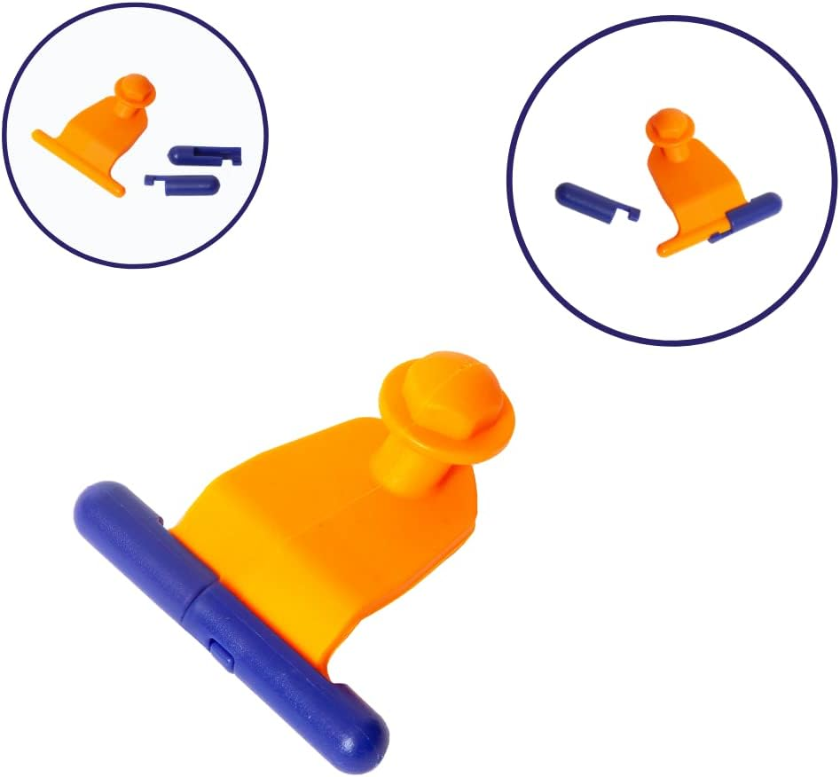 Peggy Peg - Croc-Adapter for Awning Clamps 4 Pcs - 5Mm & 8Mm- Motorhome Piping Rails - Motorhome, Caravan & as Camping Accessories - Compatible with Peggy Peg Crocodile Clips, Storm Strap & L Hooks image number 4