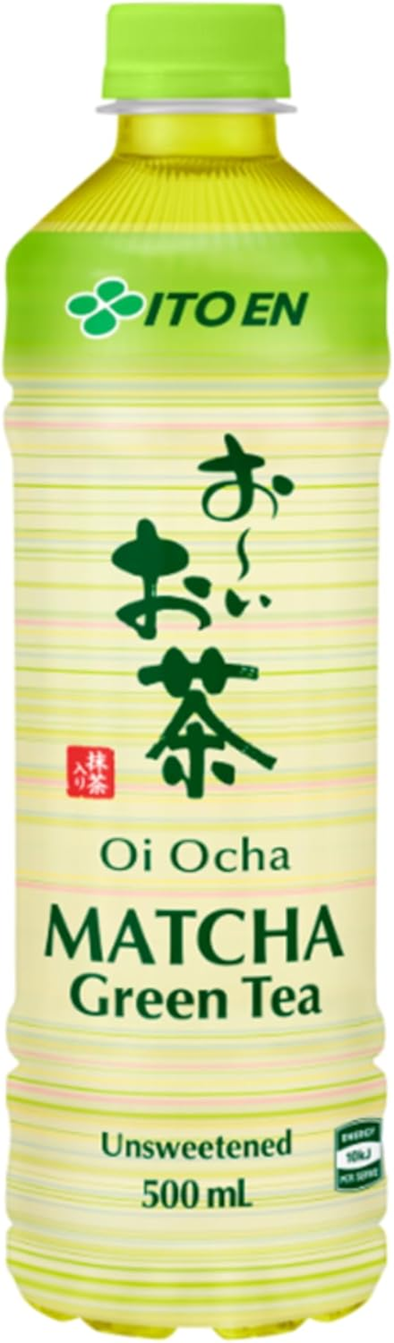 ITO EN Oi Ocha Matcha Green Tea, 500Ml Bottles, Pack of 12