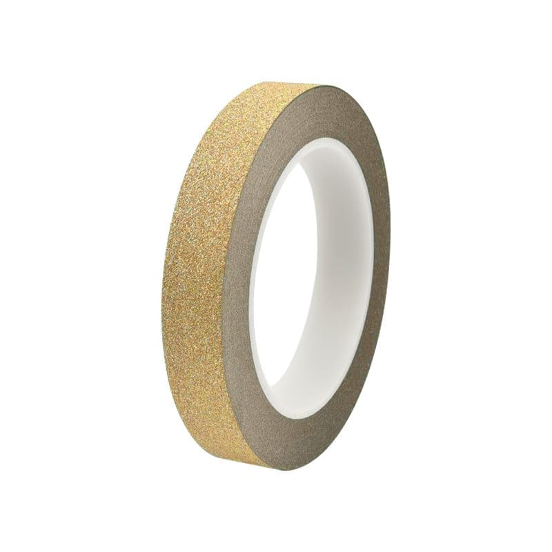 1 Roll 20Mmx50M Glitter Washi Tape Decorative Tape for Craft Wrapping Scrapbook, DIY Craft Decorative, Chirstmas Party Supplies Self Adhesive Washi Tape