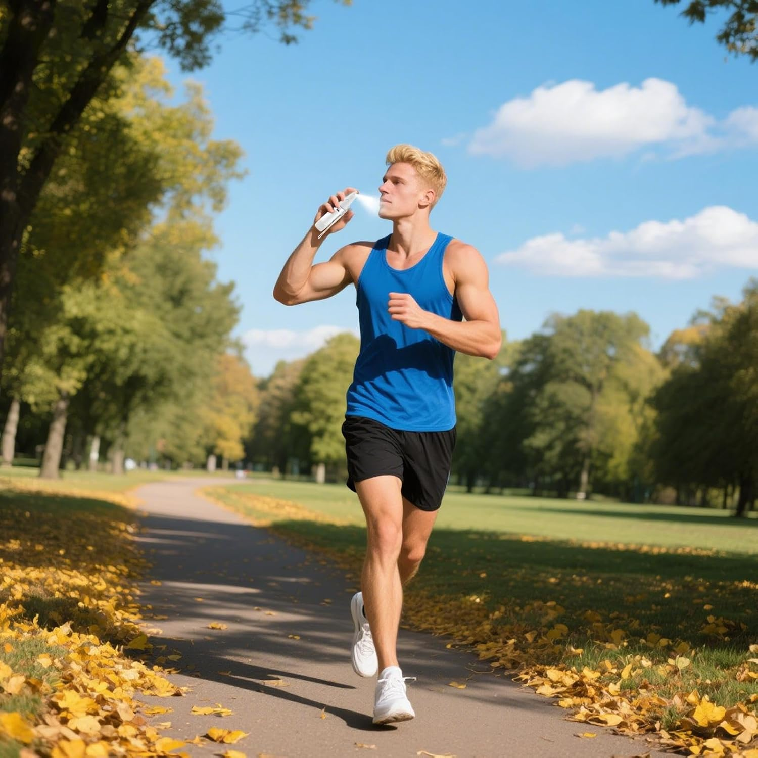 Qkbuza Fine Mist Spray Bottle Abs Face Water Sprayer 15.5X4Cm Empty Spray Bottle Reusable Leakproof for Skin Care, Hiking, Sports and Travel image number 2