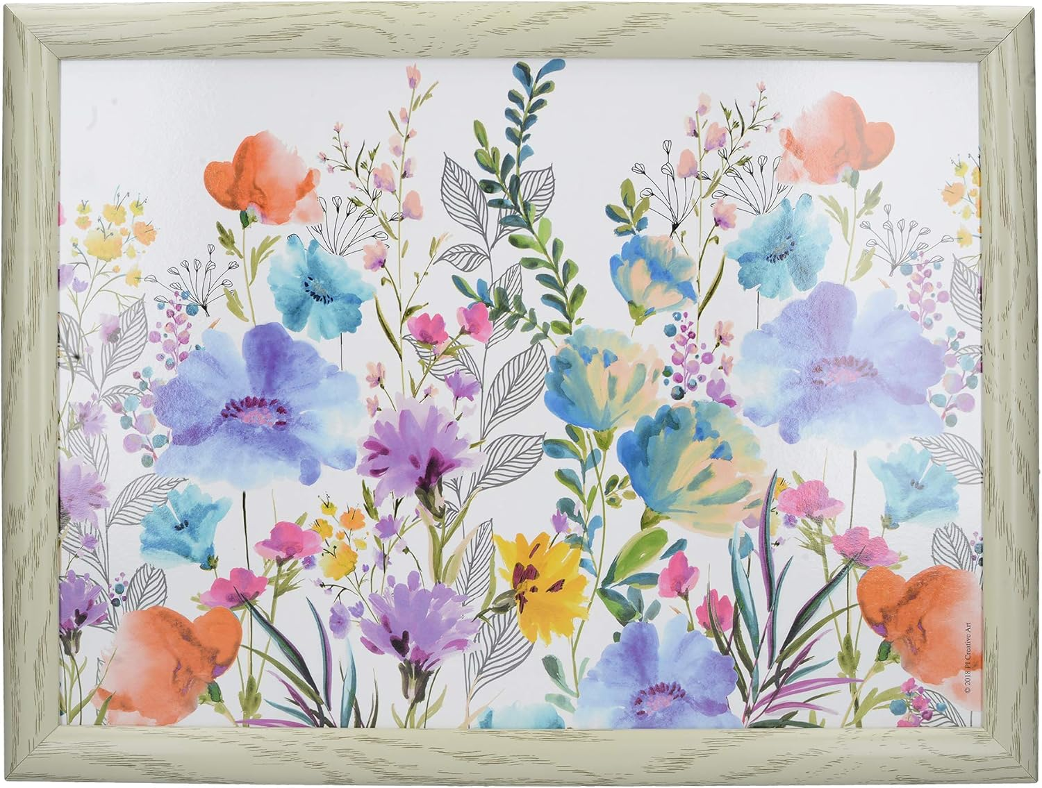 Creative Tops Lap Tray with Cushion with Meadow Floral Design, 44 X 34Cm, Multi-Colour image number 6