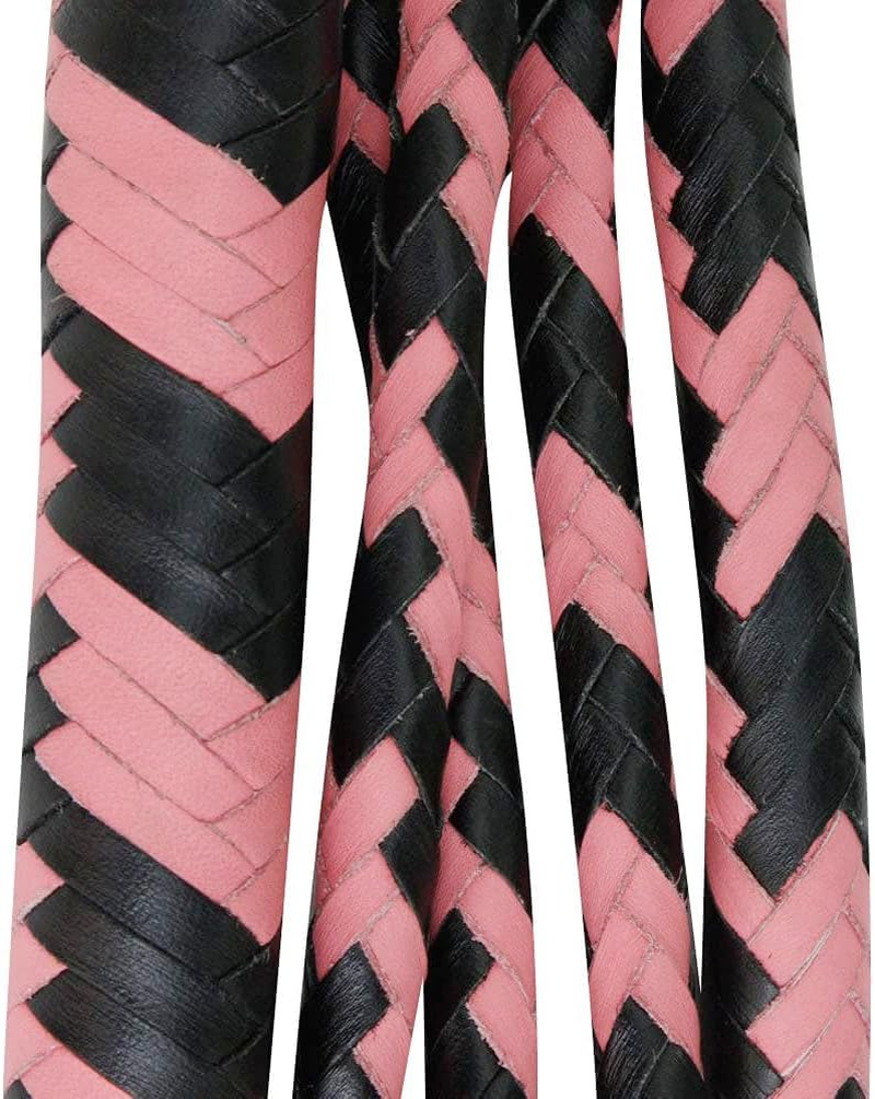 Bullwhip 6Ft Genuine Leather Indiana Jones Style Whip for Equestrian Training & Cracking, Leather Phobia Cowhide Stock Whip image number 4