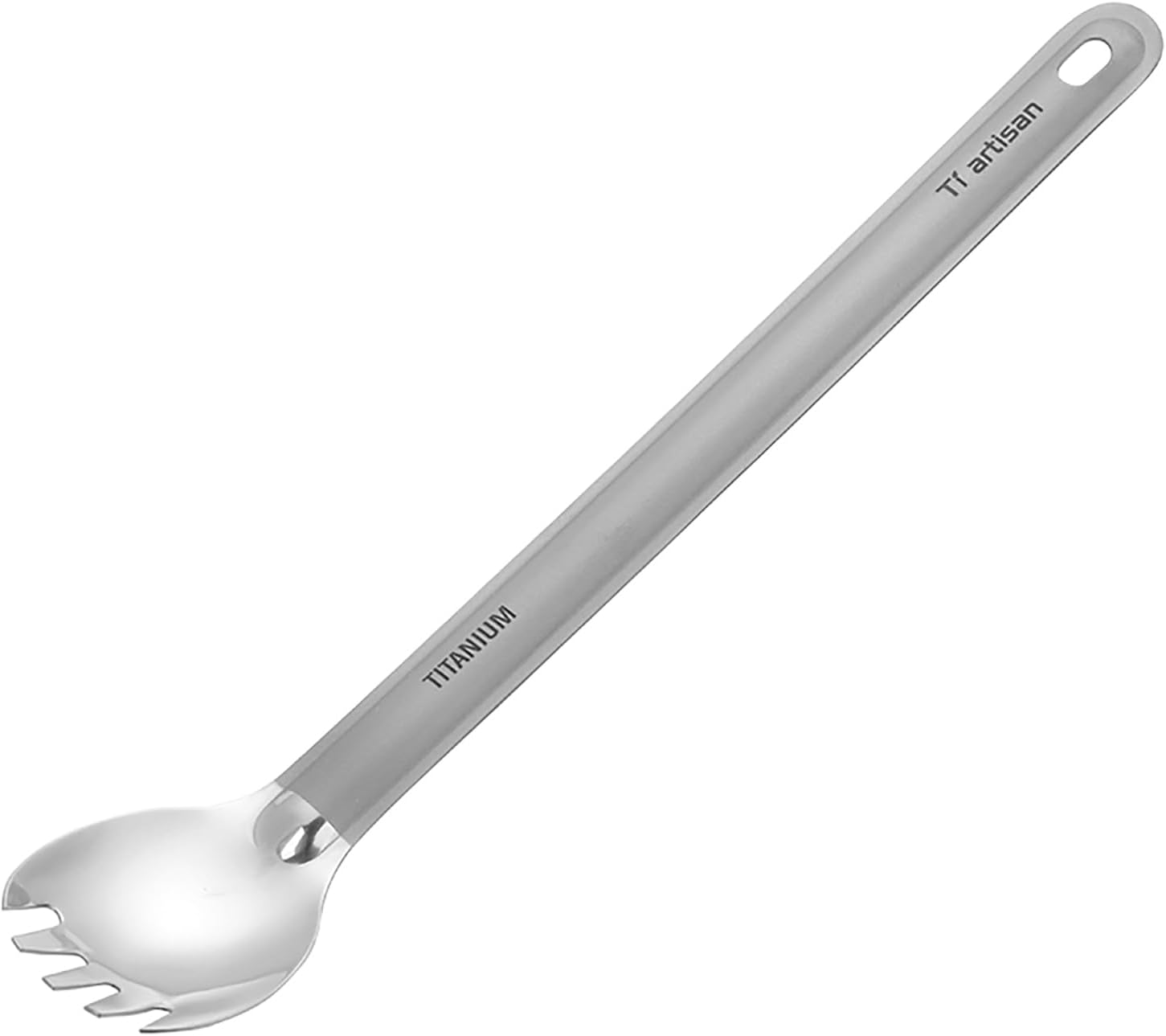 Titanium Spork, Long Handle 8.5 In, Ultralight 0.53 Oz, Compact for Camping and Hiking (Spork) image number 3