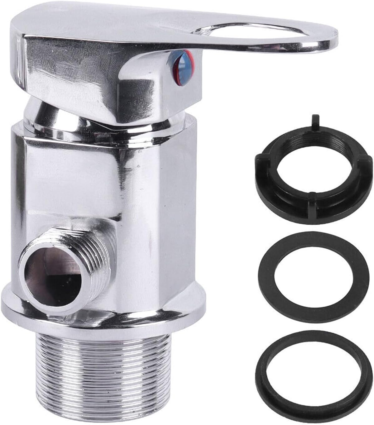 Shower Mixer Tap Outlet 1/2 Inch with 80 Cm Inlet Pipes and Outlet Pipes + Sprinkler Set for Motorhome Campervan