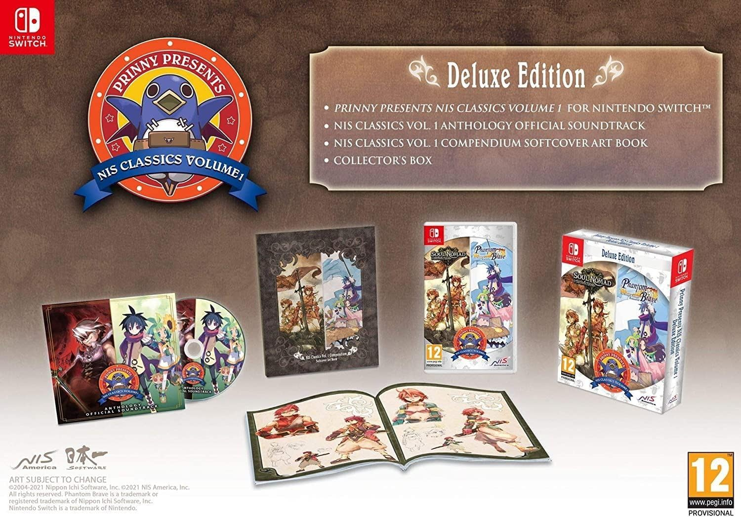 NIS America Prinny Presents Classics Volume 1 Deluxe Edition Nintendo Switch Game image number 2
