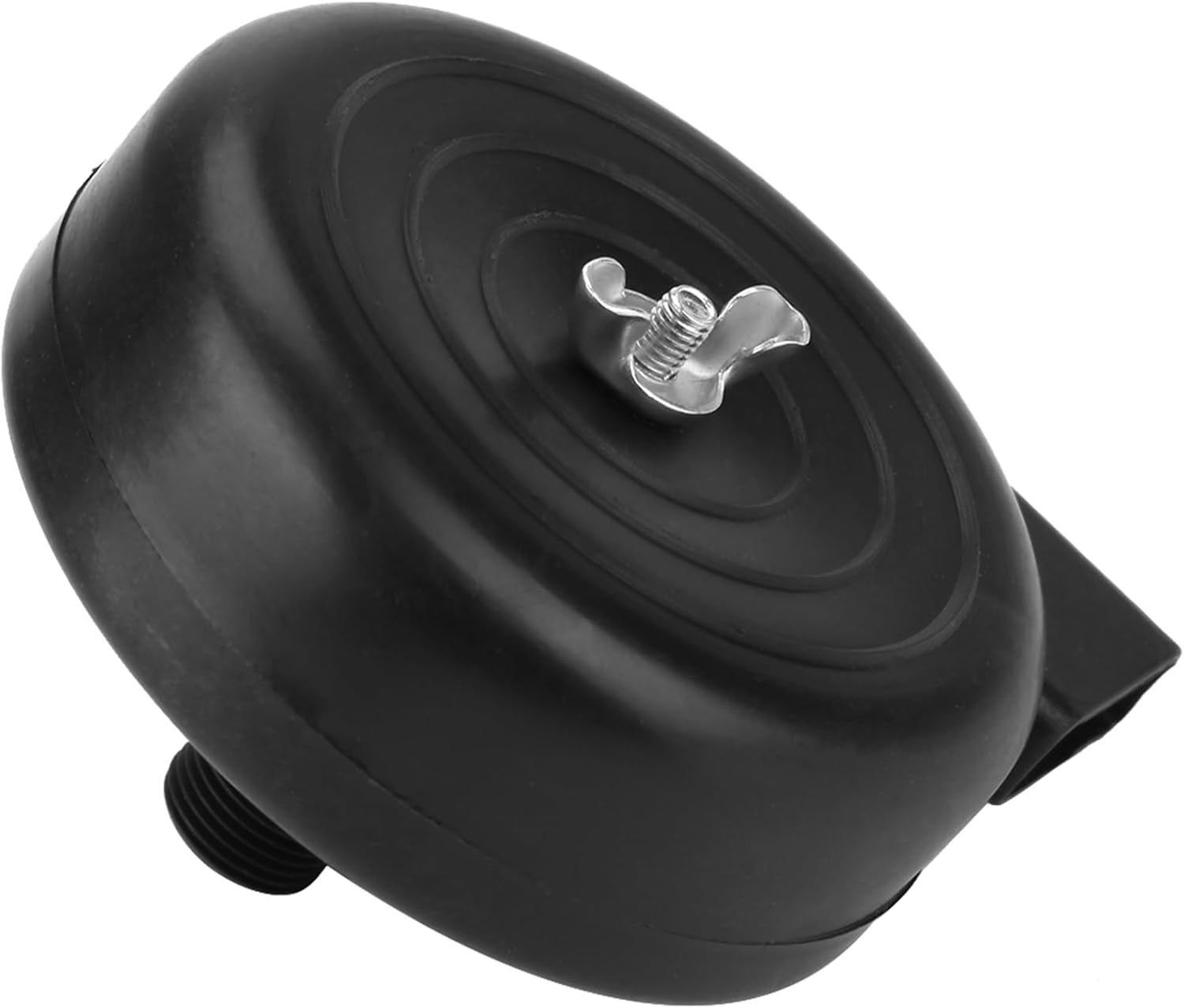 Changor Muffler, 3/8PT 16Mm Plastic Snail Design Eliminates Aerodynamic Noise Allows Airflow, Muffler, Suitable for Boilers Exhaust Ports Air Compressors, Black, 16Mm