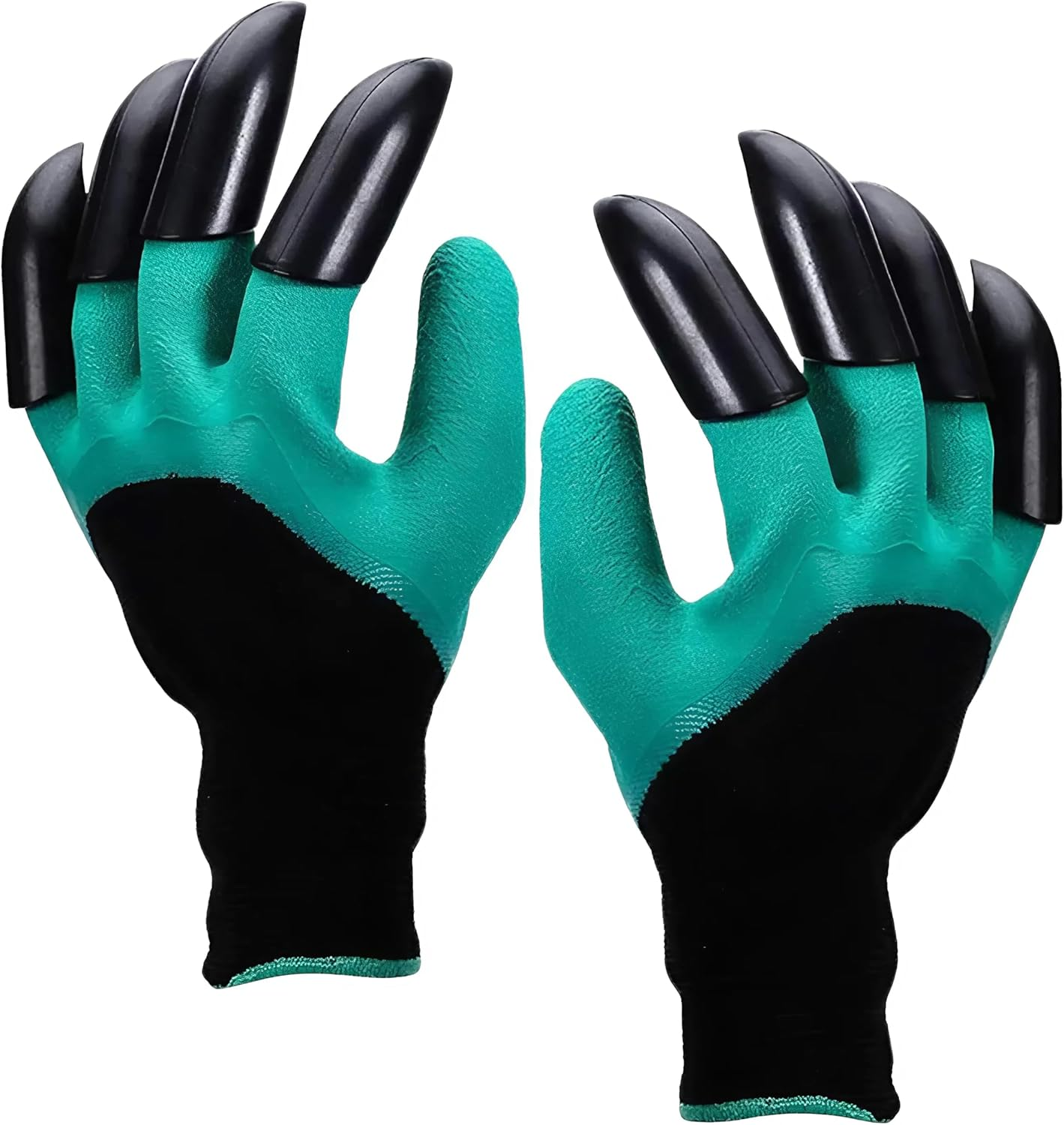Garden Genie Gloves with Claws, Waterproof and Breathable Garden Gloves for Digging Planting, Best Gardening Gifts for Women and Men (Green Claw 1 Pairs) image number 4