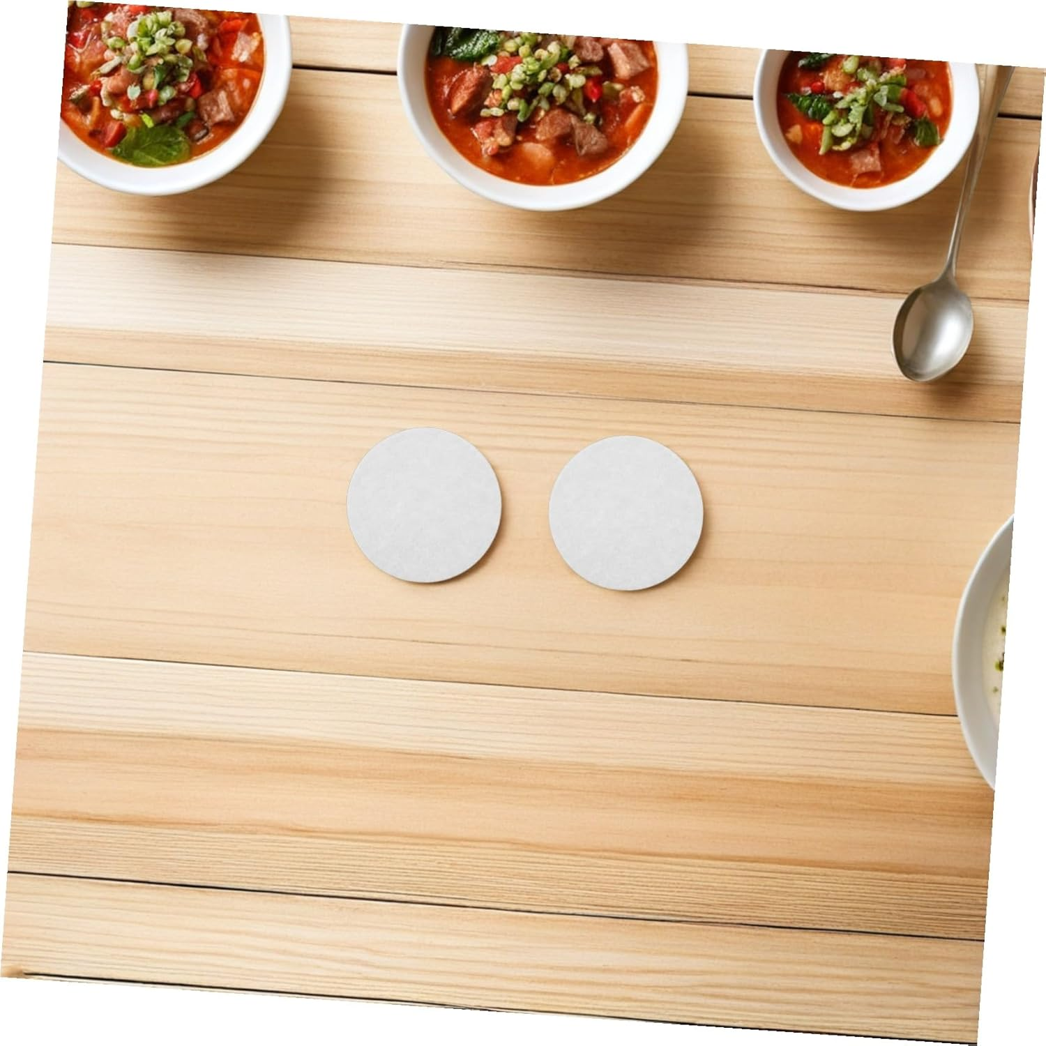 LABRIMP 600Pcs Disposable round Coffee Filter Papers for Espresso and Drip Coffee Makers Precise Filtration for Even Extraction and Brewing Accessories for Frequent Drinkers image number 4