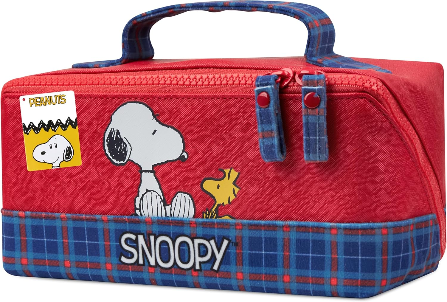 Get Trend Toiletry Bag Women Teens Travel Essentials Makeup Wash Bag Internal Pocket Kids Bathroom Gym Holiday Gifts for Her, Red Snoopy, 22X11X11Cm, Snoopy image number 1