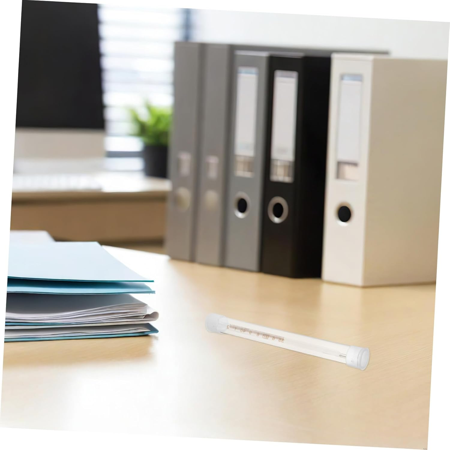 ULTECHNOVO 10Pcs Thermometer Storage Tubes Transparent Plastic Protective Cases for Thermometers Compact Dustproof Organizer for Home Clinic Travel image number 6