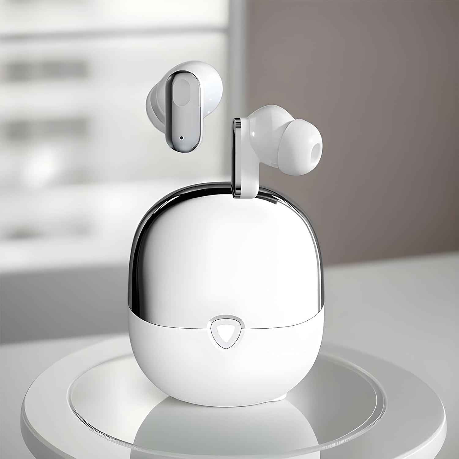 Yulokdwi Wireless Earphones,True Wireless Earbuds Noise Cancelling - Stereo Deep Bass Sound Fast Charging Headset, Electronic Gadgets Earphones Clear Calls for Smartphones Tablets image number 2