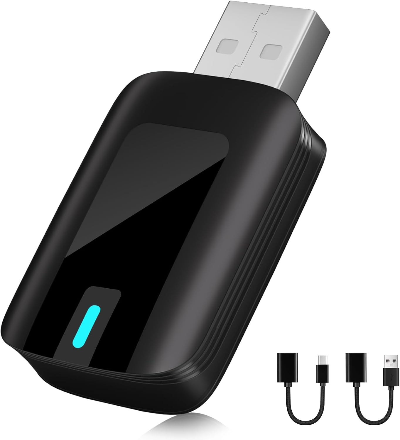 2 in 1 Wireless Carplay Adapter Plug & Play Magic Link Carplay Stable Fast Connect, Convert OEM Wired to Wireless Carplay Dongle/Android Auto Adapter for Cars 2016+, Iphone Ios 10+/Android 11+ image number 1