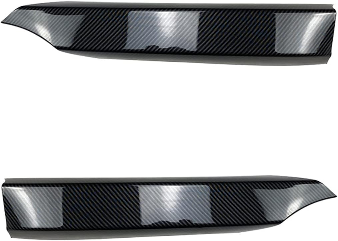 Domoi for 1 Series E82 E88 2008-2013 Front Bumper Lip Angle Diffuser Splitter Spoiler Protector Bright Black