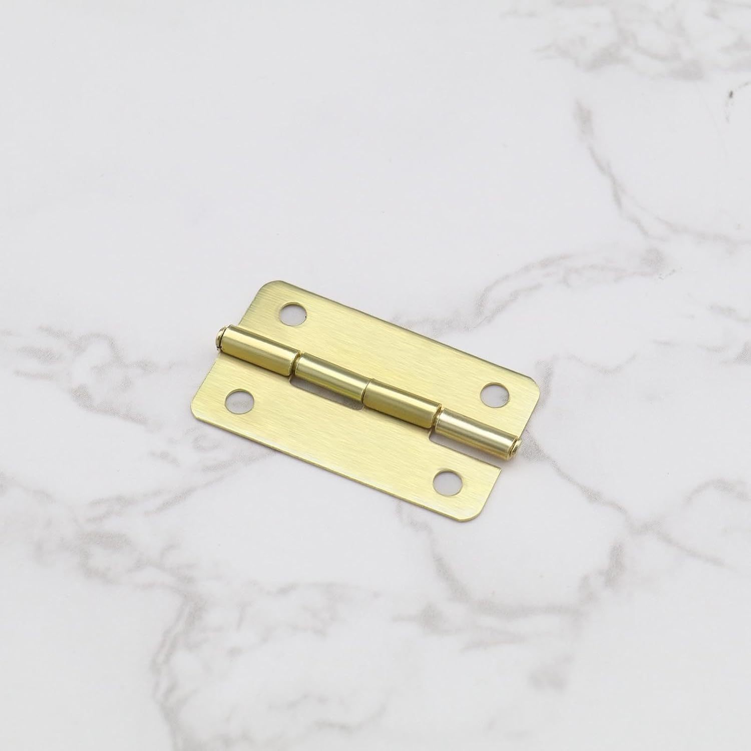 Emsea 36Pcs Box Latch Hasps & Hinges with Screws Antique Small Hinges Vintage Door Hinges Accessories for Wooden Box Jewelry Box Cabinet Gold