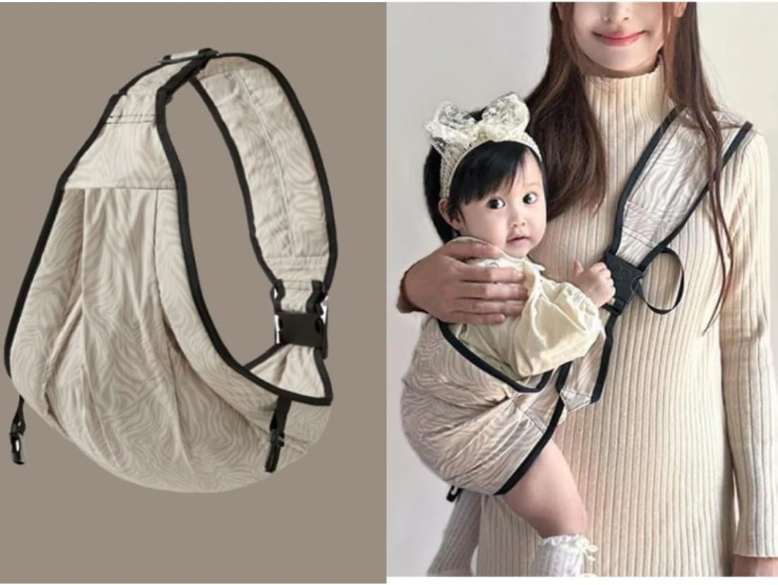 Baby Toddler Sling Carrier Lightweight Hip Slings Carrying Non-Slip Side Kid Holder Chest Wrap 0-12 Months Infants & Toddlers Newborn to Sling,Breathable Sling Carrier for Outdoor Travel Nursing