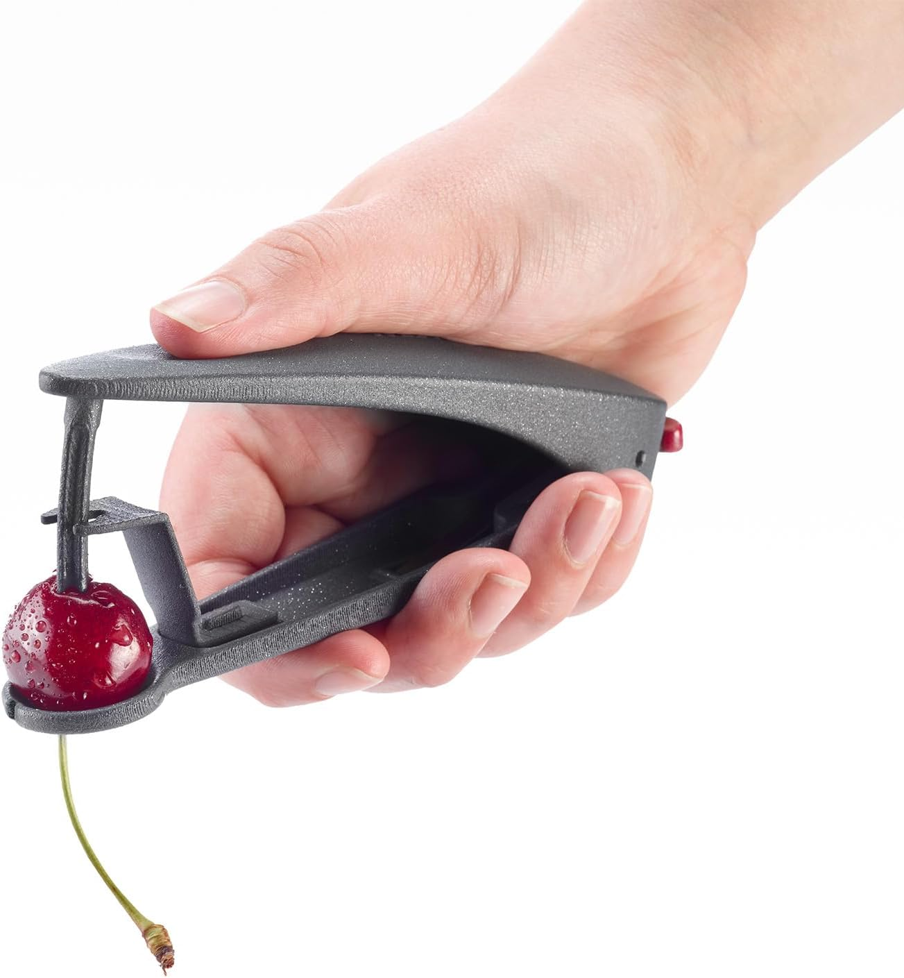 Westmark Cherry Pitter Kerni - Award Winning Tool for Easy Cherry Pitting - Ideal for Cakes and Sweet Snacks with Fresh Cherries - Aluminium image number 2