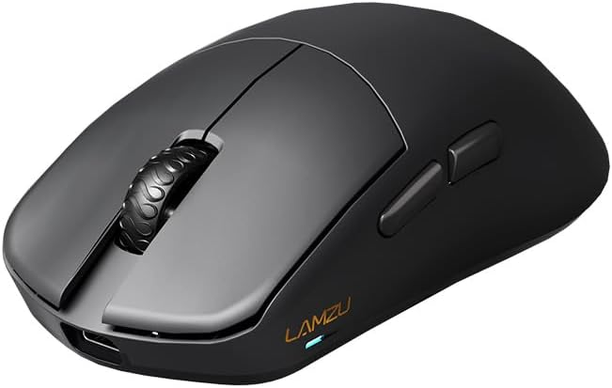 Lamzu Maya X Gaming Mouse, Black, Amazon Exclusive, 1 Set of Sole Additional Edition, 8K Dongle Included