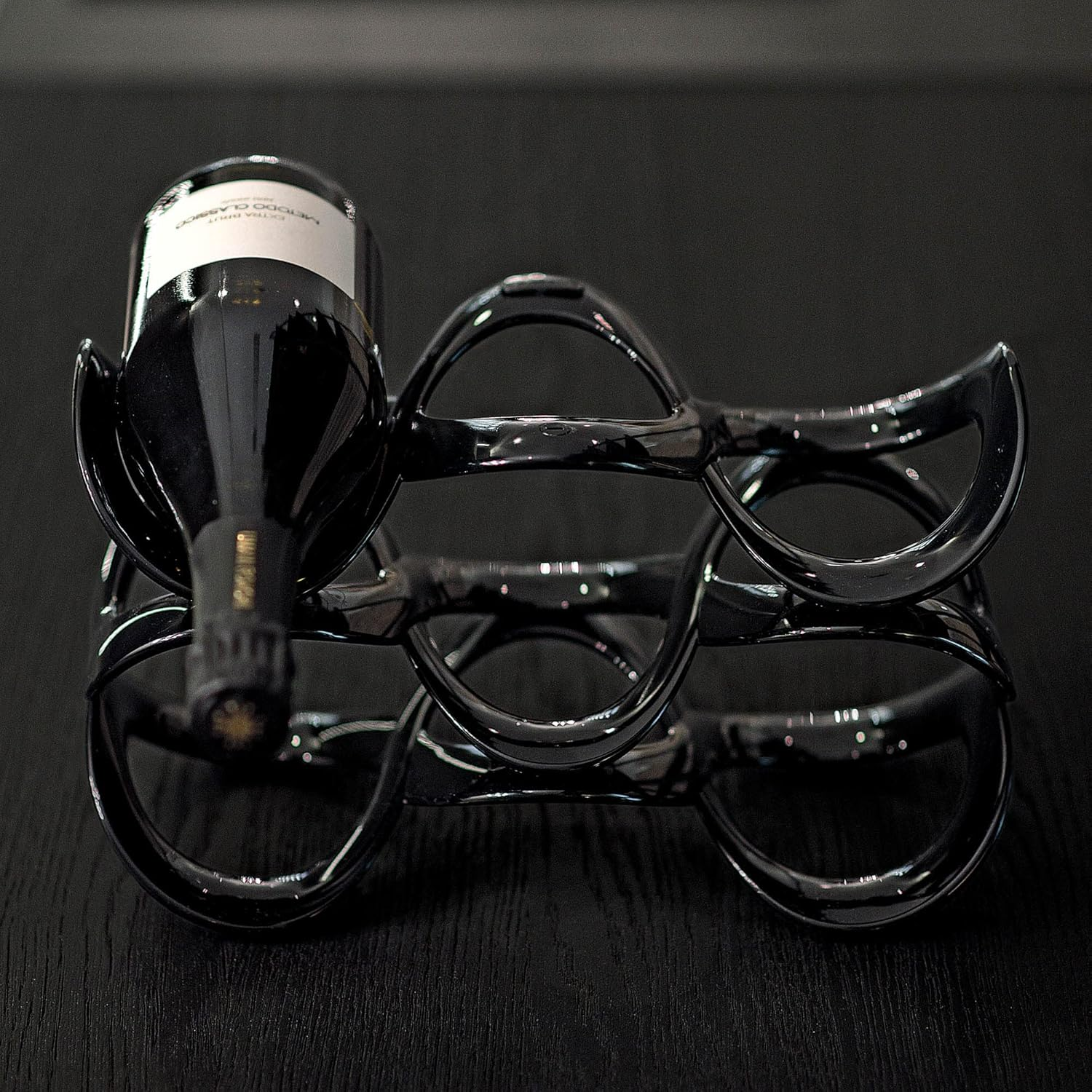 Guzzini Cuvee Wine Bottle Rack, Black image number 4