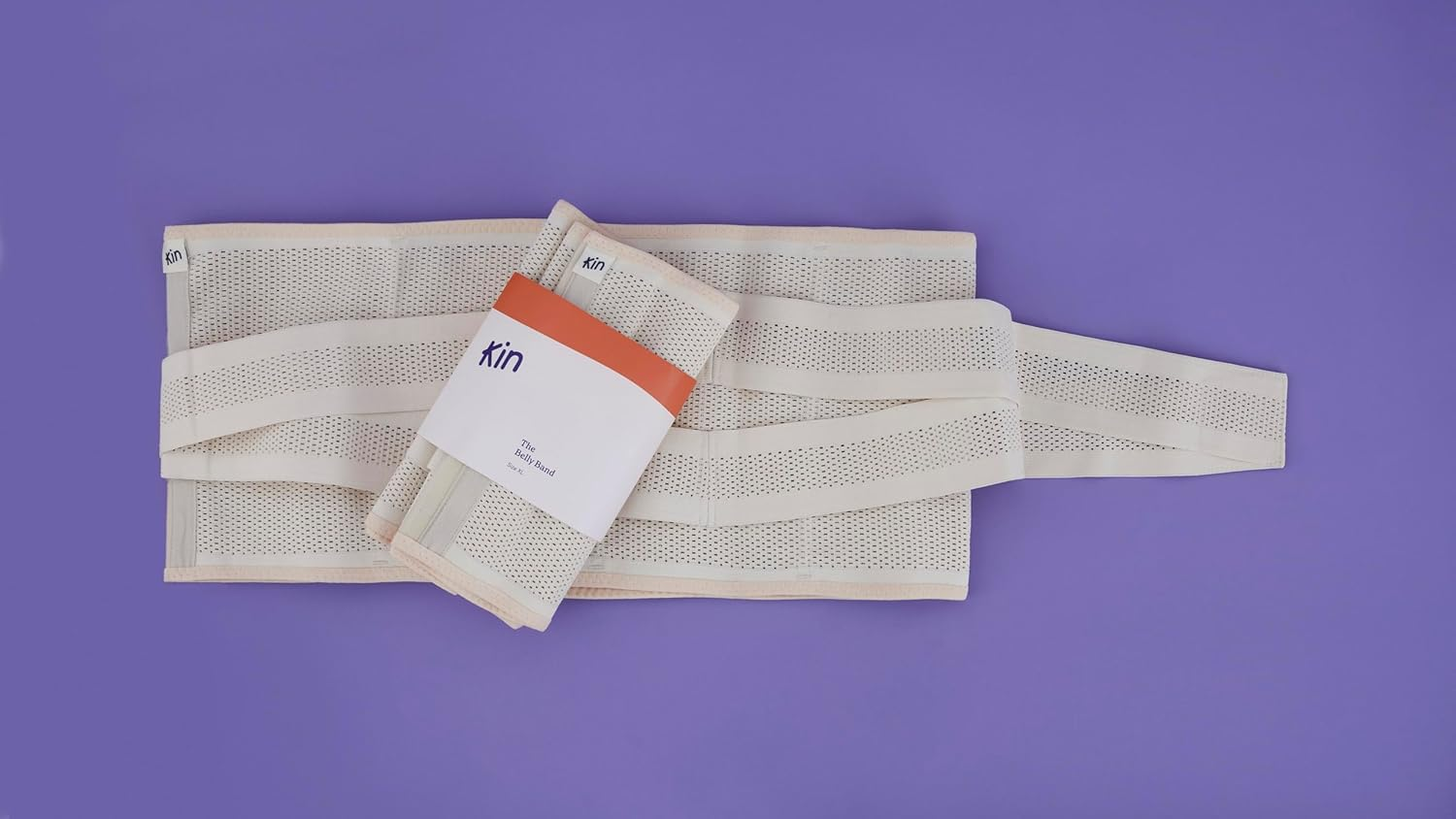 Kin the Belly Band Regular 1 Pack | Postpartum Belly Support Binder for C-Section & Natural Delivery | Adjustable Recovery Wrap Band | Provides Comfort & Compression for Post-Birth Recovery image number 4
