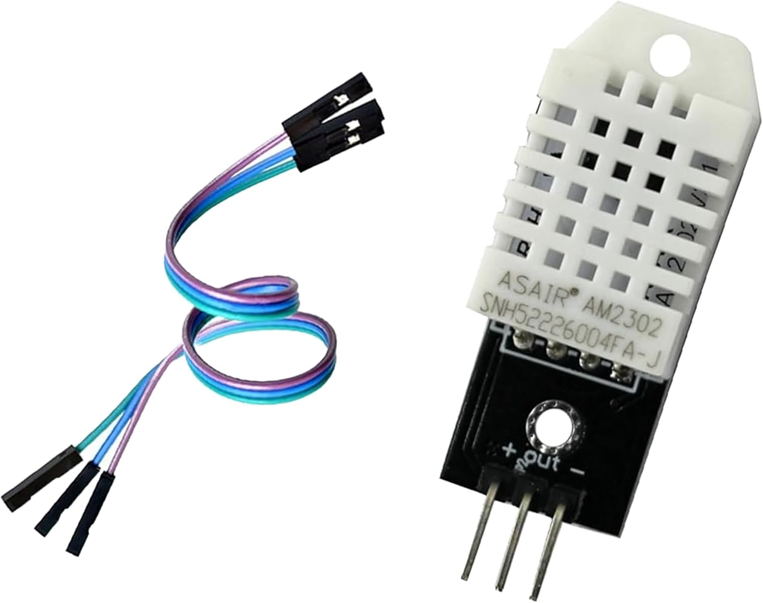A-DIGISHUO 2Pcs DHT22 Digital Temperature and Humidity Sensor Module | AM2302 Temperature and Humidity Monitoring Sensor | Used for DIY Replacement of SHT11 and SHT15 in Arduino Electronic Practice image number 4