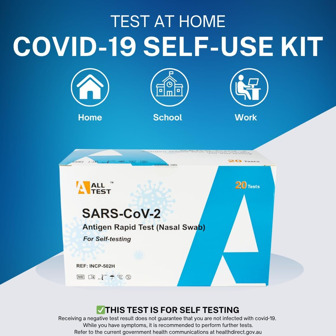 Alltest COVID-19 Antigen Rapid Nasal Self-Test Kit &ndash; 20 Pack &ndash; ARTG 376310 &ndash; Easy to Use, Reliable Results at Home, Non-Invasive, Fast Detection image number 6