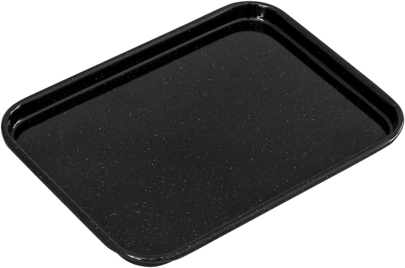 Bakemaster Professional Vitreous Enamel Non-Stick Baking Tray, Black, 39 X 27 X 2 Cm image number 1