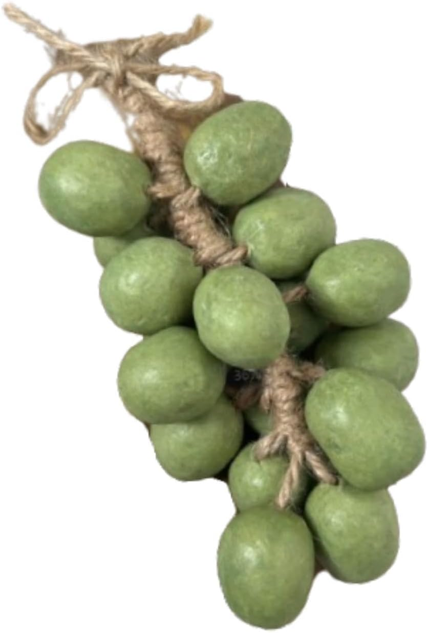 Perfk Grape Shape Soap Hanging Decoration, Handmade Soap Scent for Women Men Face Body Wash Boyfriend Daughter Birthday Gift, Green 16Pcs - Green 16Pcs image number 6